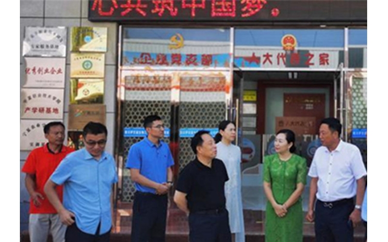 銀川市委常委、紀(jì)委書記、監(jiān)委主任劉智峰一行赴銀川伊百盛面對(duì)面問需求，實(shí)打?qū)嵔怆y題